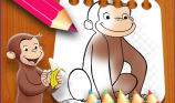 Curious George Coloring Book img